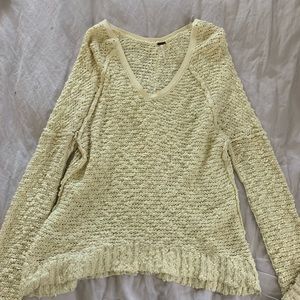 Free People oversized knit sweater